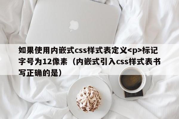 如果使用内嵌式css样式表定义标记字号为12像素（内嵌式引入css样式表书写正确的是）
