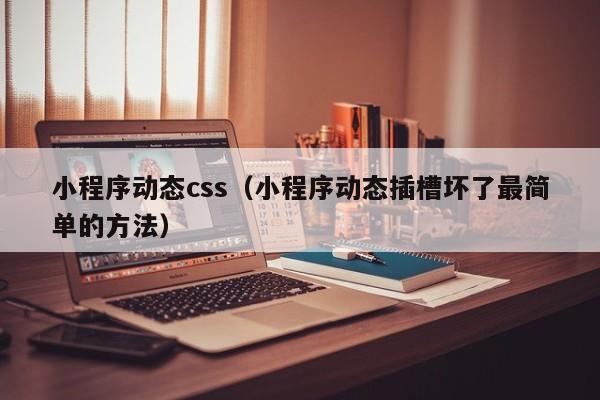 小程序动态css（小程序动态插槽坏了最简单的方法）